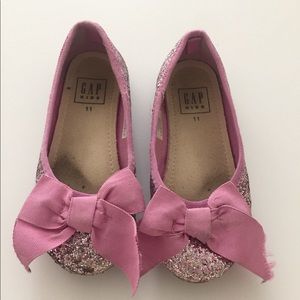 Gap girls glitter ballet flats ⭐️